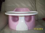 BUMBO WITH tray - pink,  Baby bumbo chair with feeding/playing...